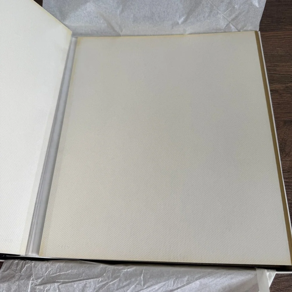 Vintage Japanese Lacquer Photo Album Flying Cranes‎ Gold